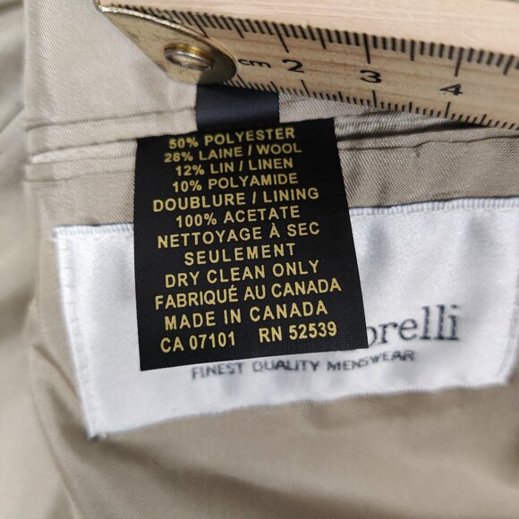 Claudio Morelli Men's Wool Linen Blazer Jacket Sz 42R Business Casual Old Money - Picture 6 of 9